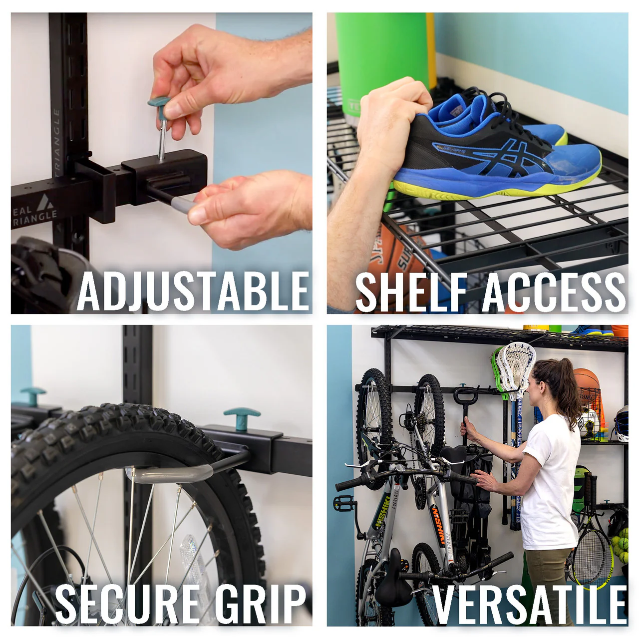 G-Sport Pro | Adjustable Wall Storage System | Holds 500 lbs - Image 3