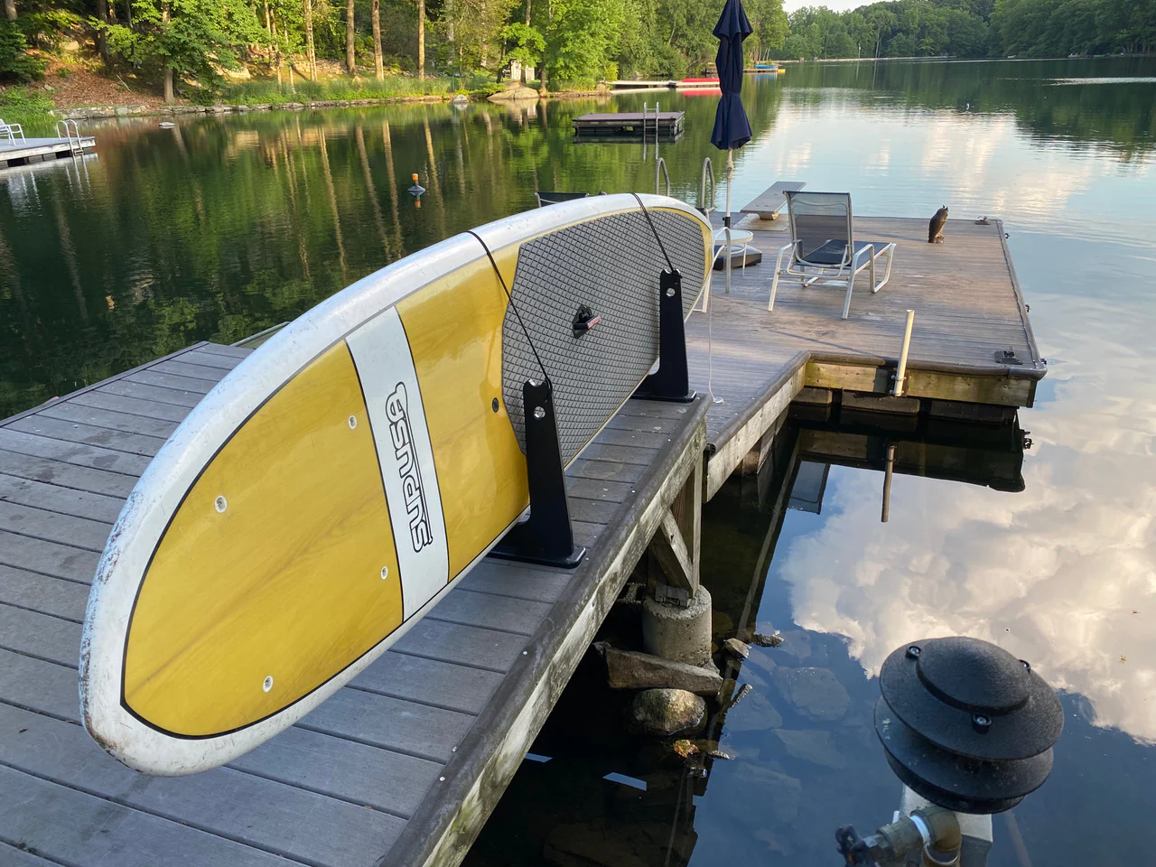 Weatherproof SUP Rack for Docks and Piers | Marine Grade | SUPs up to 4.5" - Image 4