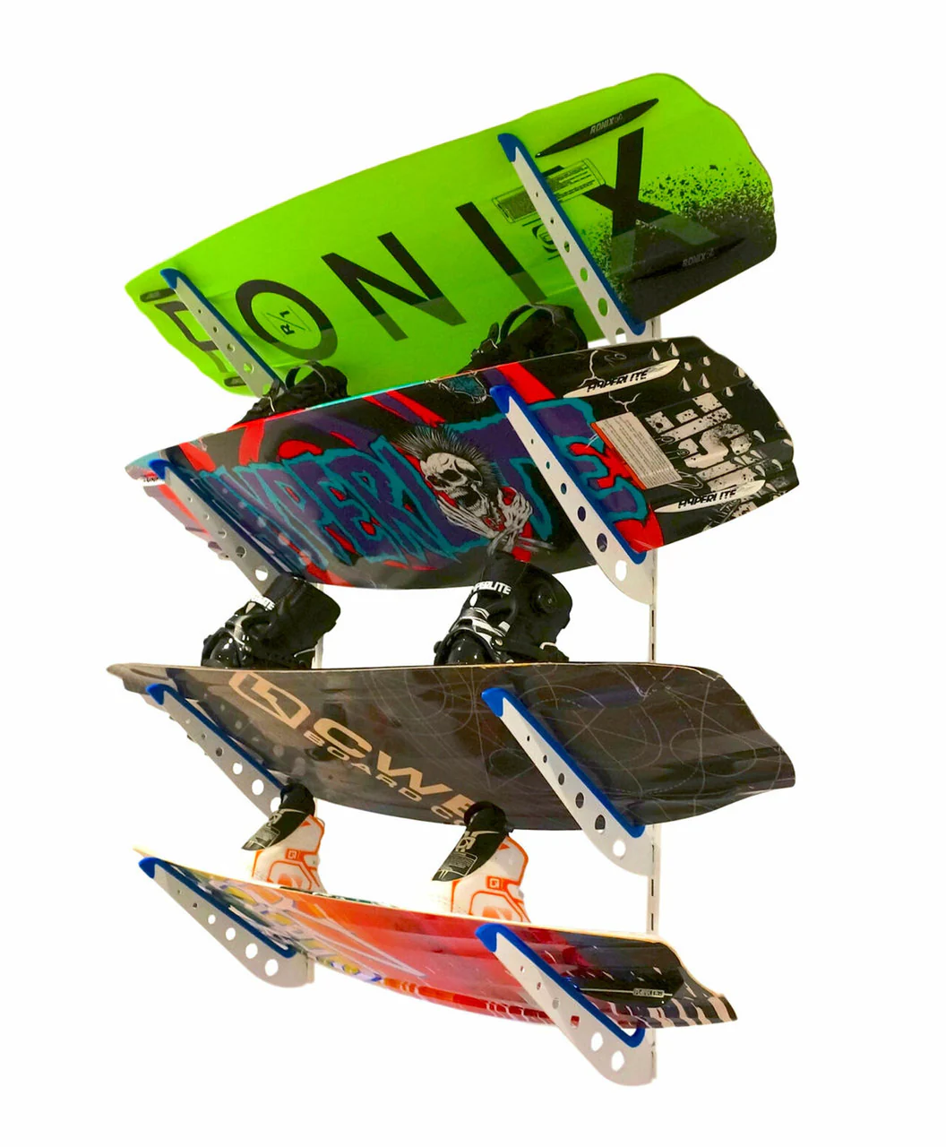 XSR Adjustable Wall Rack | Multi-Use | 4 Levels | White - Image 6